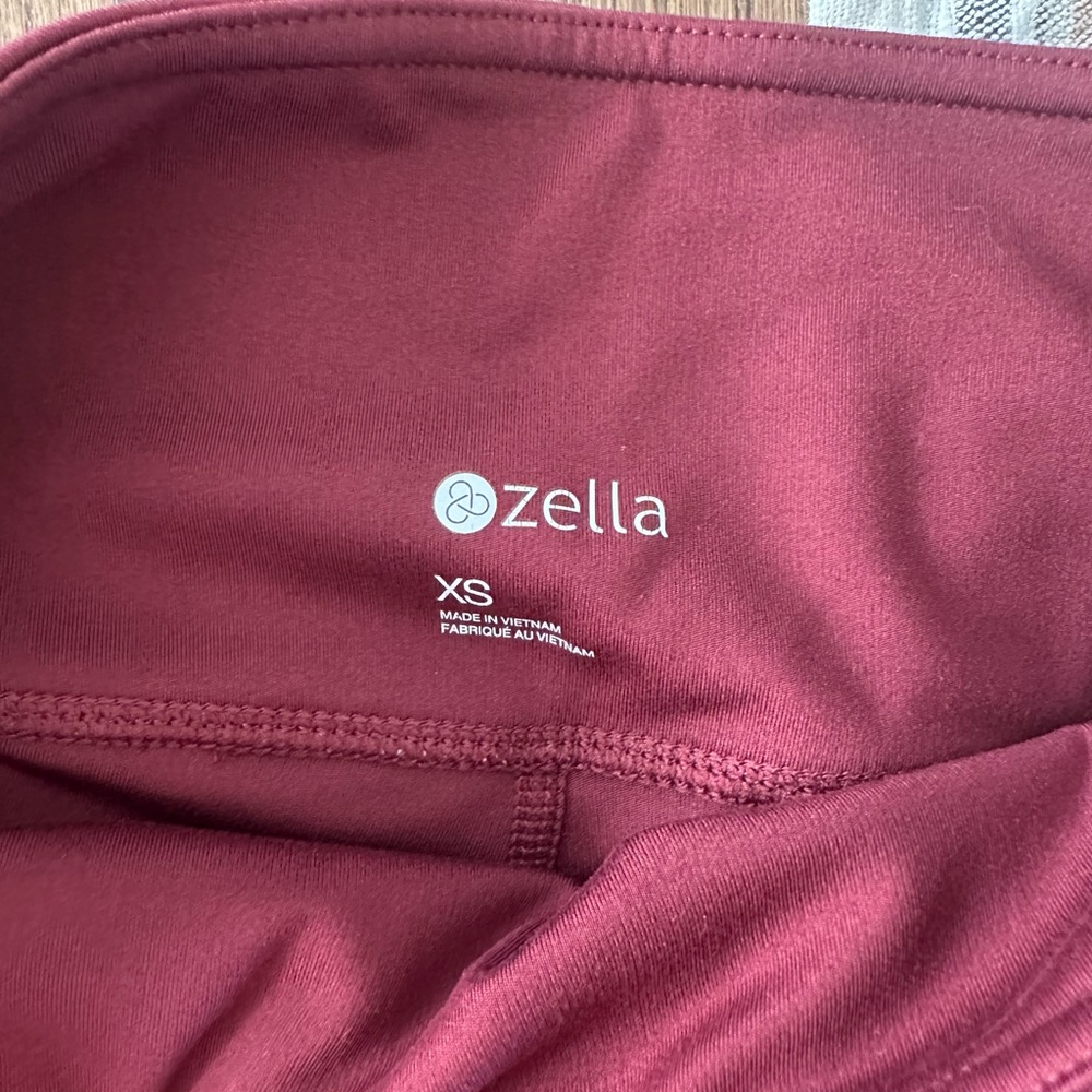 Zella Maroon Leggings XS